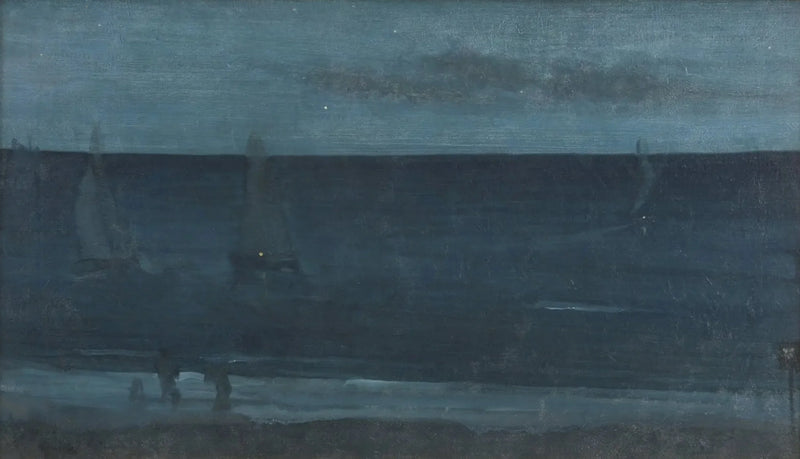 Yö: Sininen ja Hopea — Bognor - James Abbott McNeill Whistler