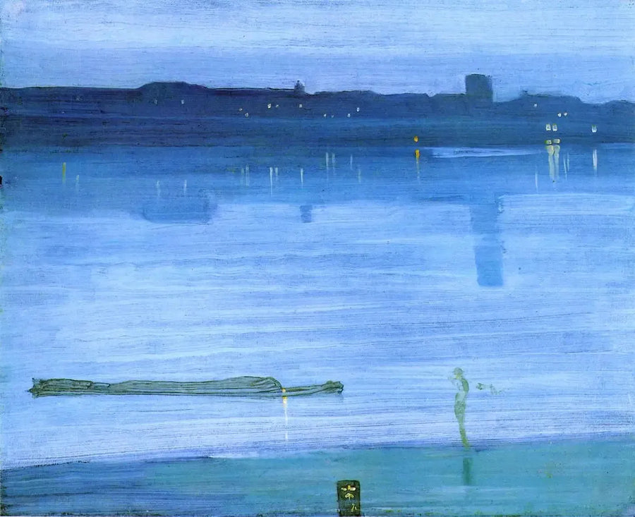 Yölaulu: Sininen ja Hopea – Chelsea - James Abbott McNeill Whistler