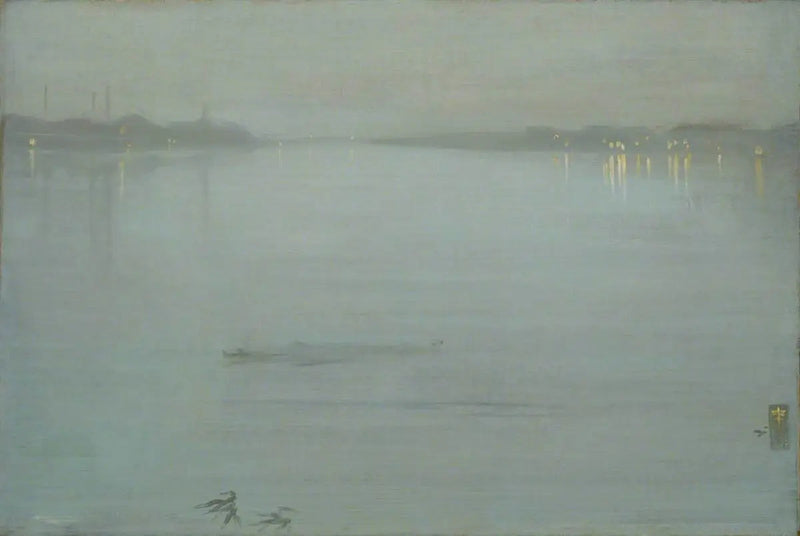 Yö: Sininen ja Hopea - Cremorne Lights - James Abbott McNeill Whistler