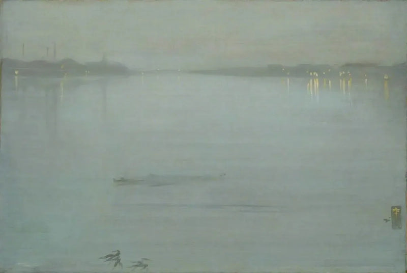 Yö: Sininen ja Hopea - Cremorne Lights - James Abbott McNeill Whistler