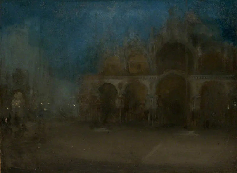 Yö: Sininen ja Kulta, Saint-Marc, Venetsia - James Abbott McNeill Whistler
