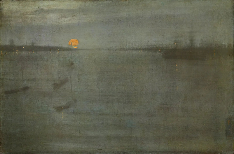 Yö: Sininen ja Kulta — Southampton Water - James Abbott McNeill Whistler