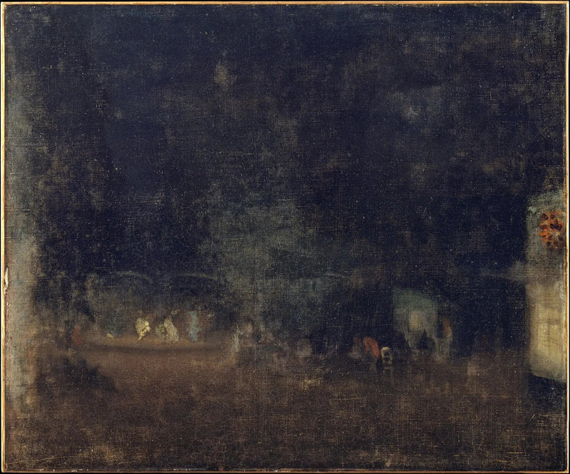 Yökuva vihreässä ja kullassa - James Abbott McNeill Whistler