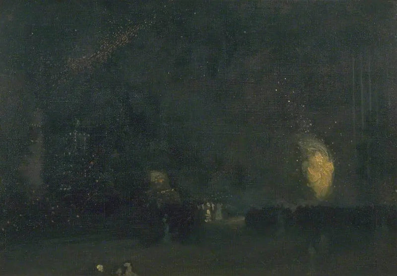 Yö: Musta ja Kulta - Tulipyörä - James Abbott McNeill Whistler