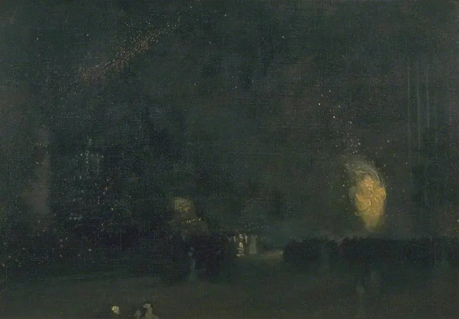 Yö: Musta ja Kulta - Tulipyörä - James Abbott McNeill Whistler