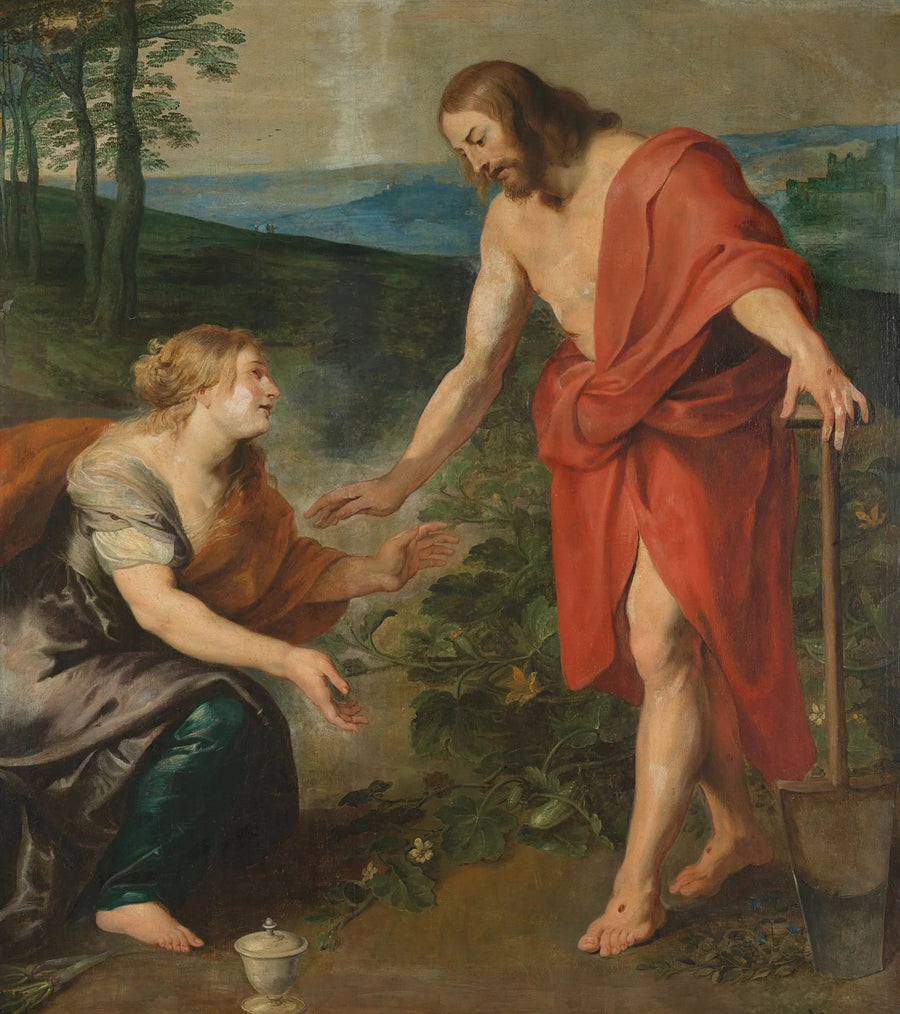 "Noli me tangere" : Kristuksen ja Maria Magdaleenan kohtaaminen - Peter Paul Rubens