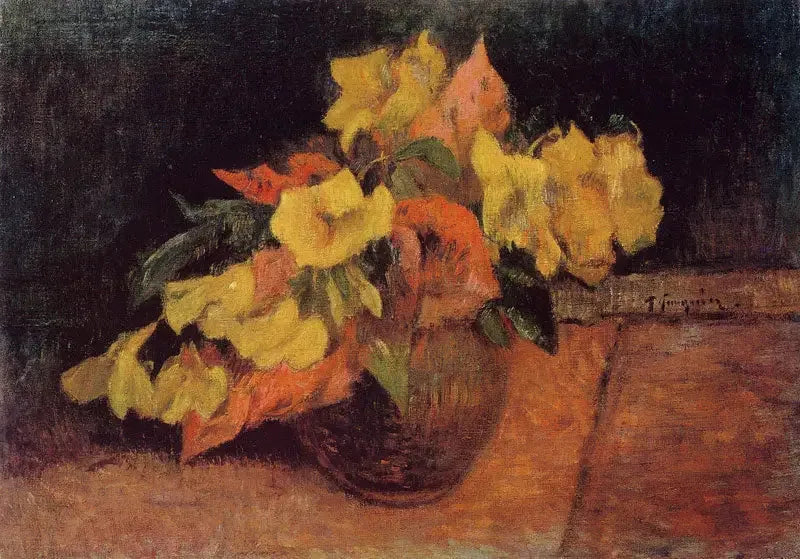 Öynoterit maljakossa - Paul Gauguin