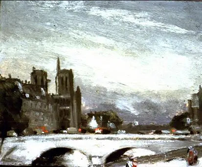 Notre Dame ja Seine - Robert Henri
