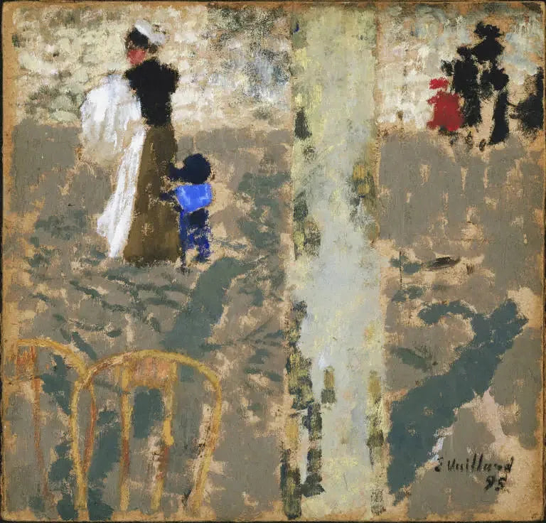 Hoitaja ja lapsi merimiespuvussa - Édouard Vuillard