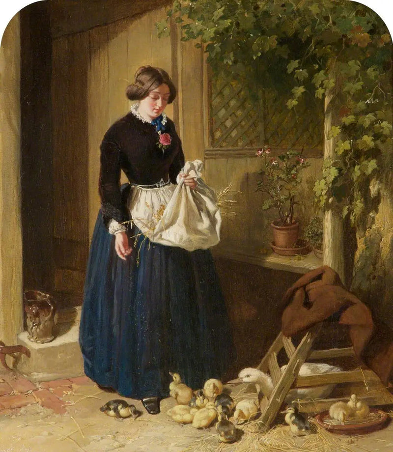Ruokkia ankkoja - John Frederick Herring, Sr.