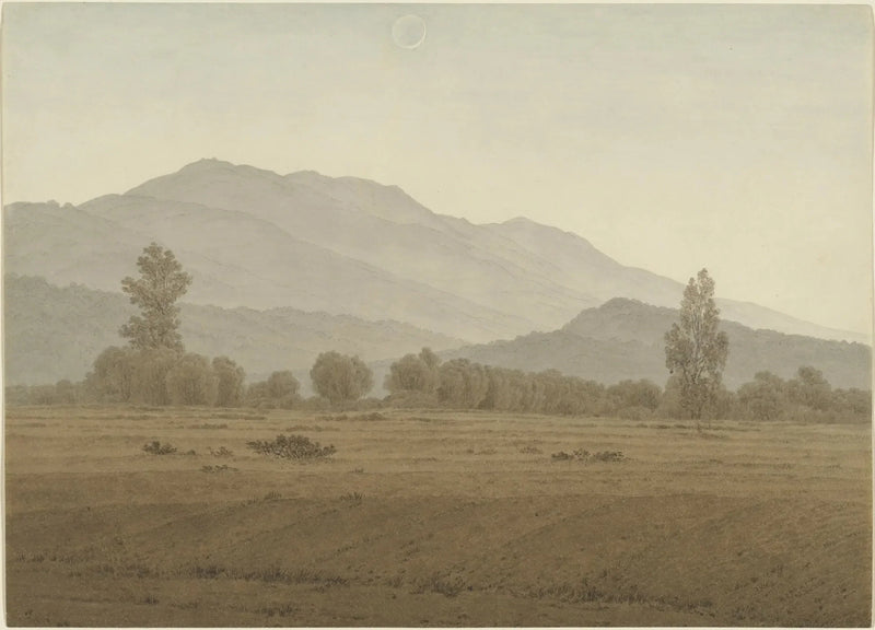 Uusi Kuu Giant Mountainsin Yllä - Caspar David Friedrich