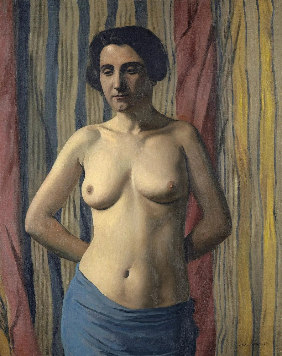 Nu a laivastonsininen huivi - Félix Vallotton