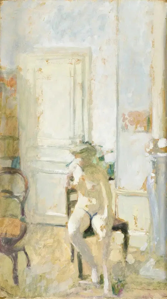 Nu sängyllä - Édouard Vuillard