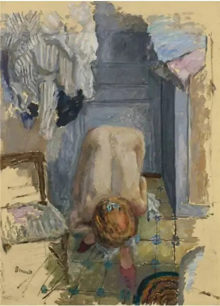 Nu Kyykistyneenä eteenpäin - Pierre Bonnard