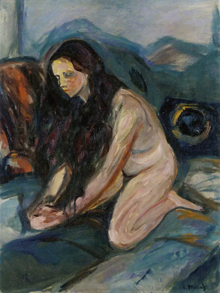 Nu polvillaan - Edvard Munch
