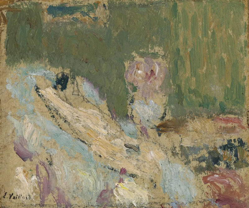 Nyt makaa sohvalla - Édouard Vuillard