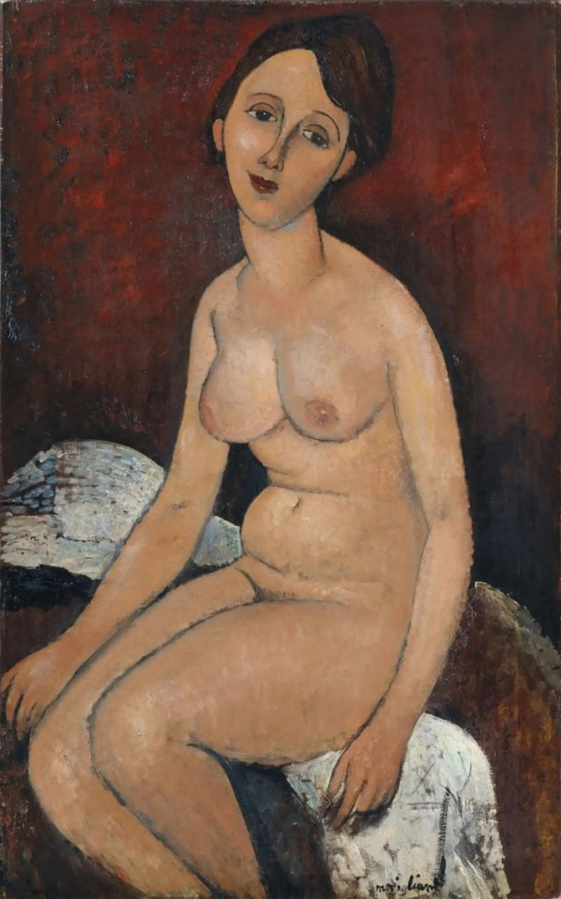 Nu istuva - Amedeo Modigliani