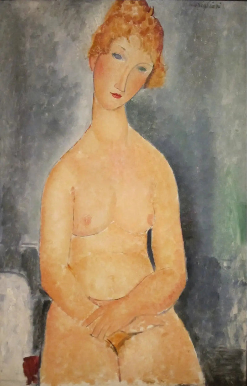Nu istuva - Amedeo Modigliani