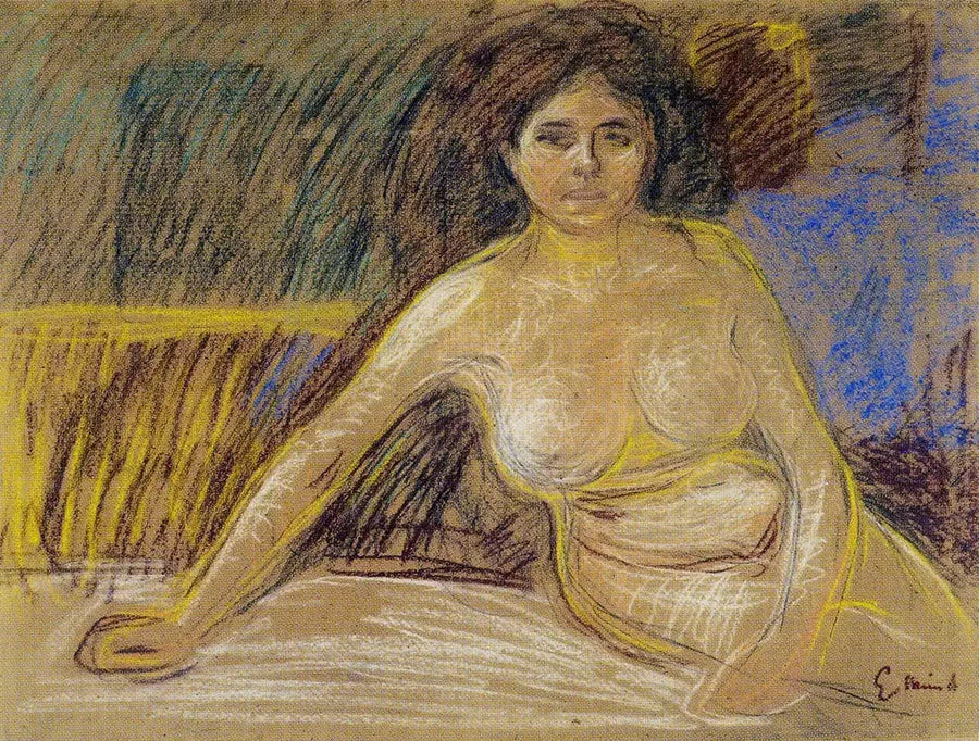 Nu istuva - Edvard Munch