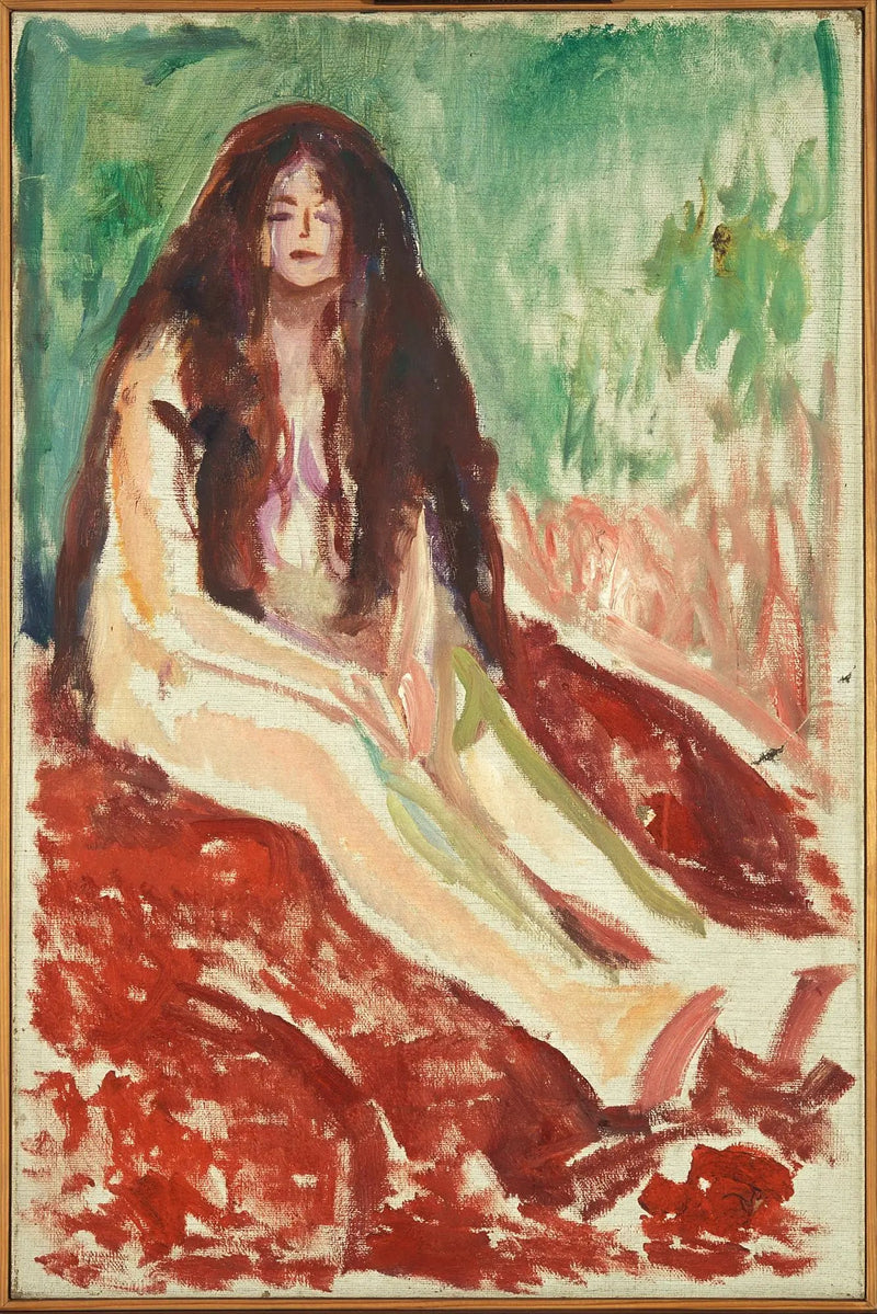 Nu istuva - Edvard Munch
