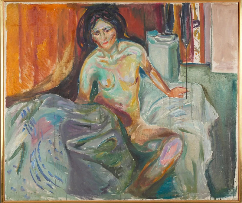 Nuori istuu: aamu - Edvard Munch