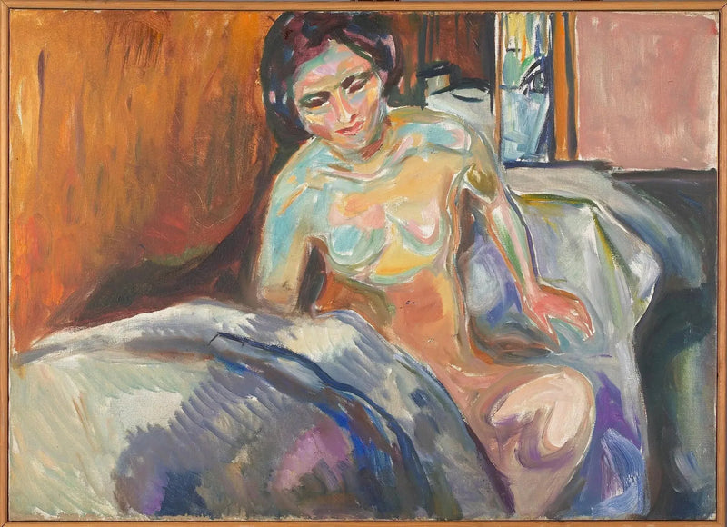 Nuori istuu: aamu - Edvard Munch