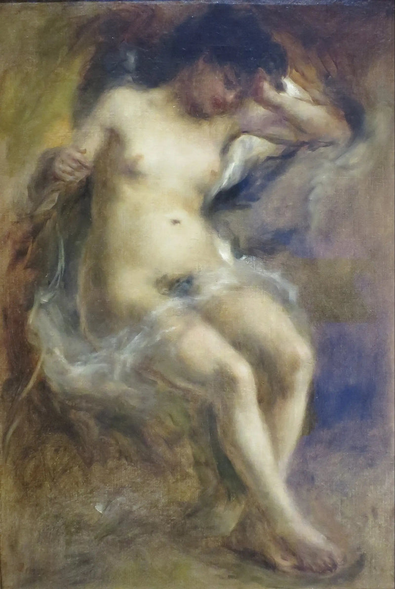 Nu istuvassa - Pierre-Auguste Renoir