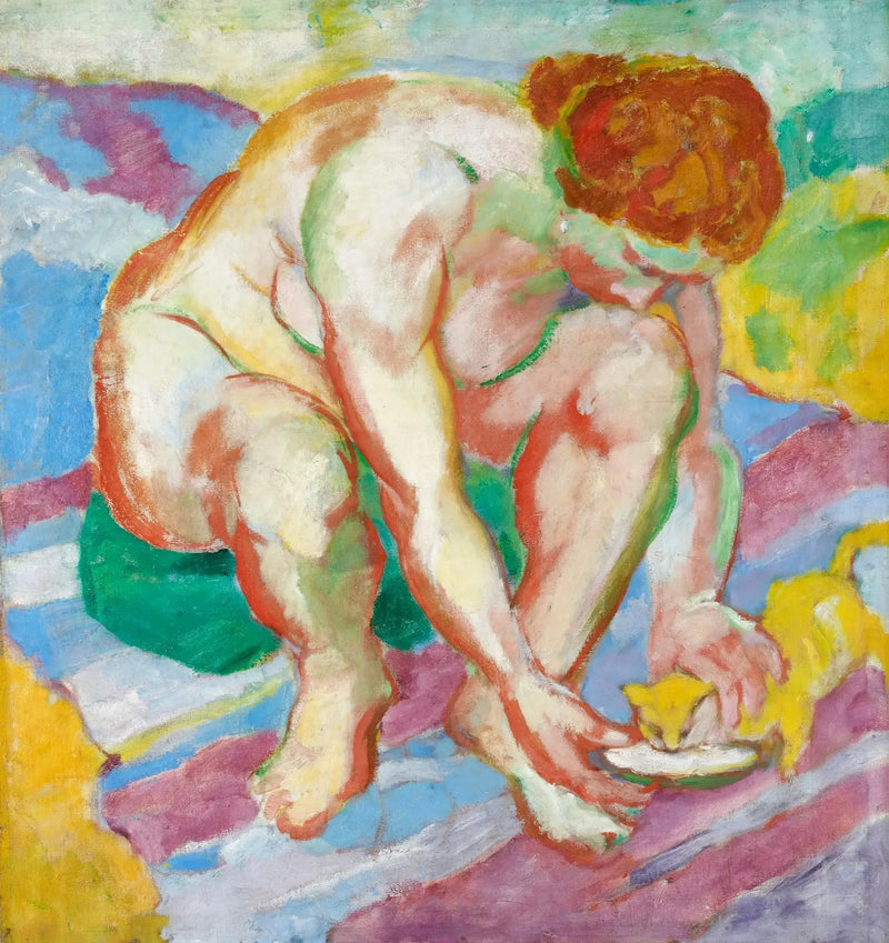 Kissa ja hiiri - Franz Marc