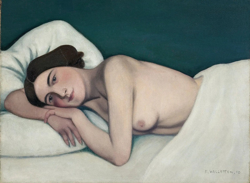 Nyt sängyssä - Félix Vallotton