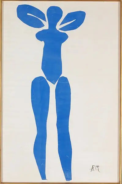 Sininen seisova nuori - Henri Matisse