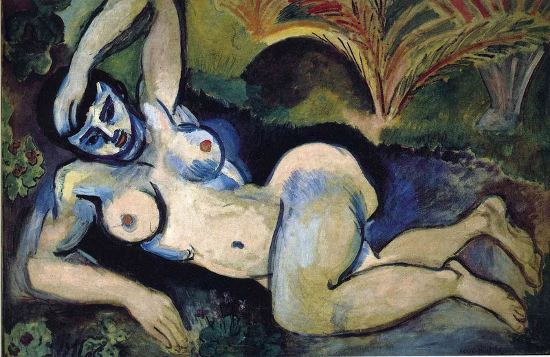 Sininen nuotti (muisto Biskrasta) - Henri Matisse