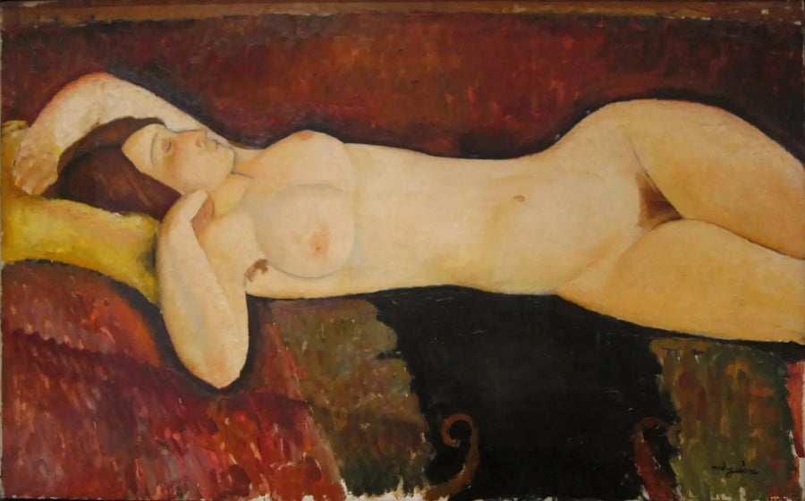 Makuuasento - Amedeo Modigliani