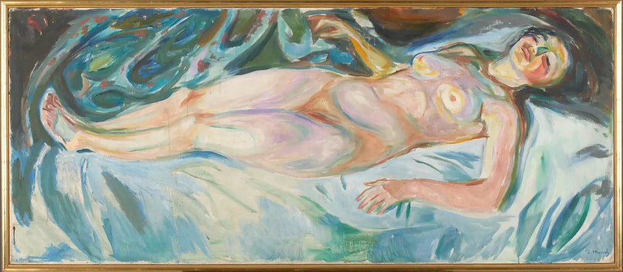 Alaston nainen: yö - Edvard Munch