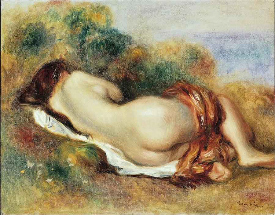 Alastomat naiset makuulla - Pierre-Auguste Renoir