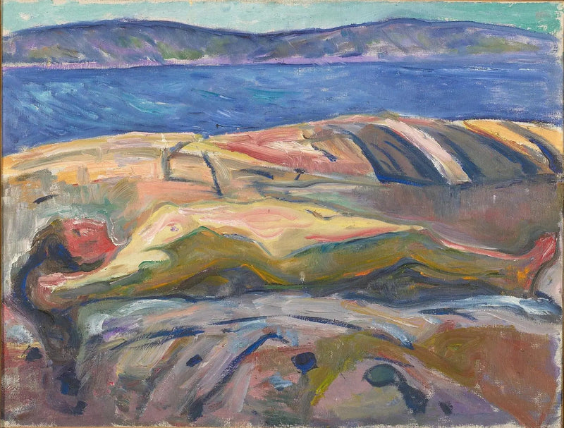 Alastomana kivillä - Edvard Munch