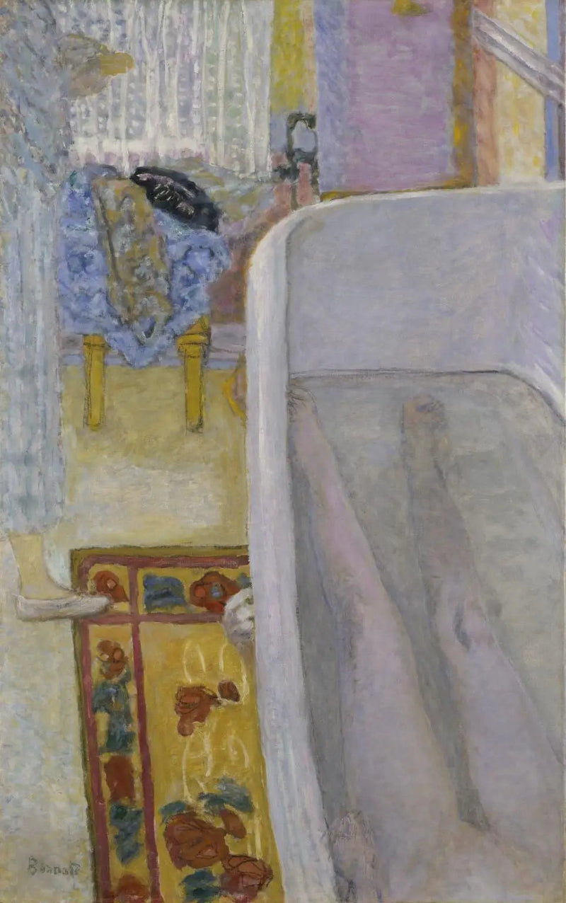 Nyt kylvyssä - Pierre Bonnard