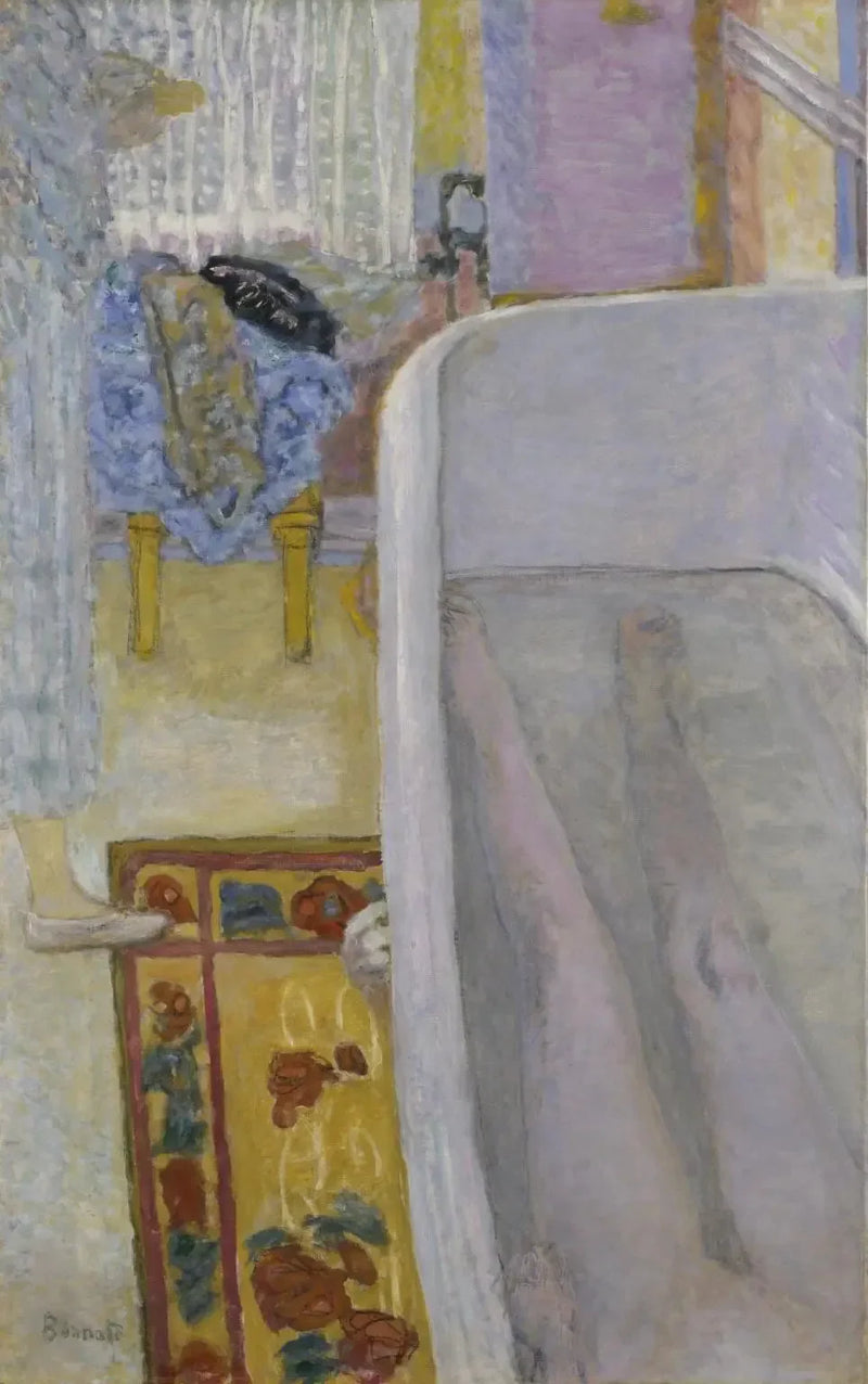 Nyt kylvyssä - Pierre Bonnard