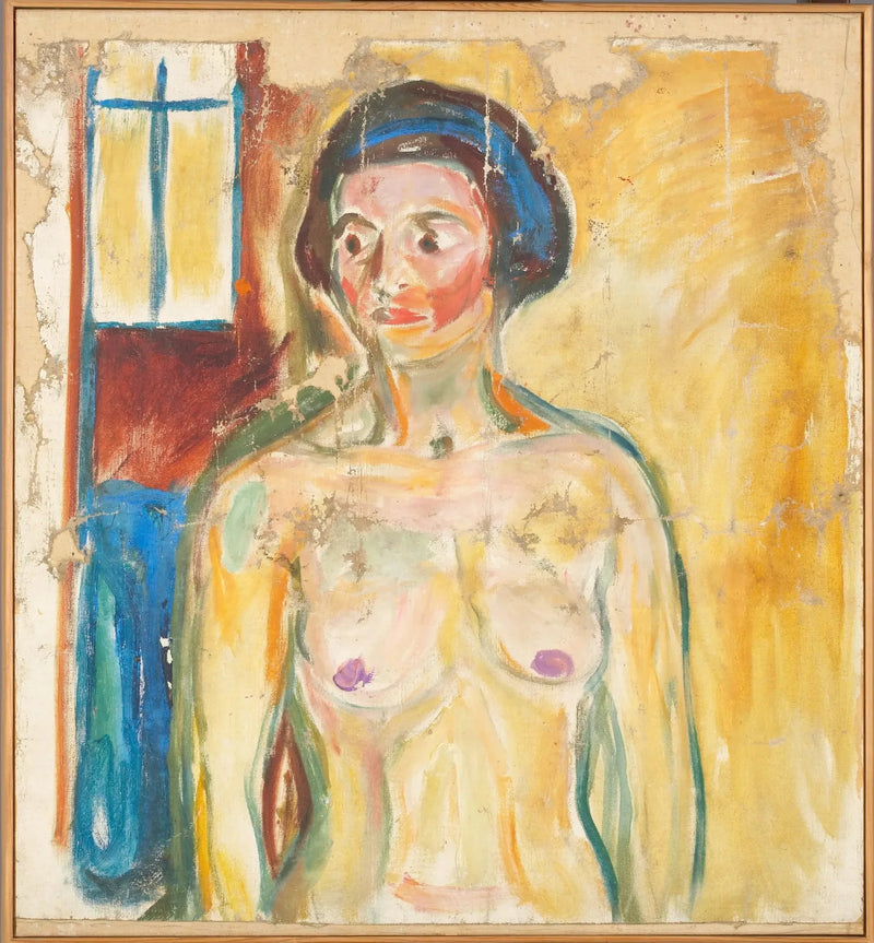 Nyt seisova: puolikas muotokuva - Edvard Munch