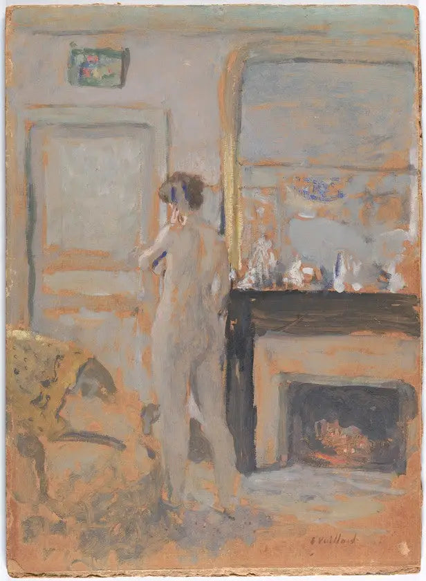 Seisoen takan vieressä - Édouard Vuillard