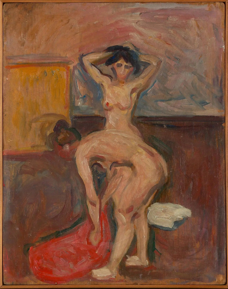 Nu seisaallaan kumartuen - Edvard Munch