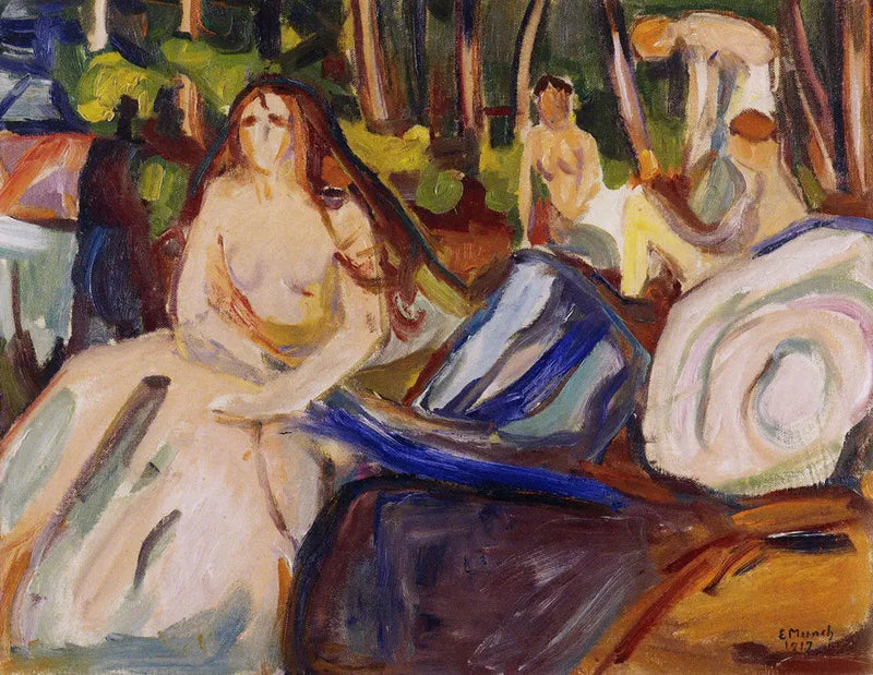 Nyt metsässä - Edvard Munch
