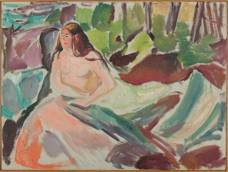 Nyt metsässä - Edvard Munch