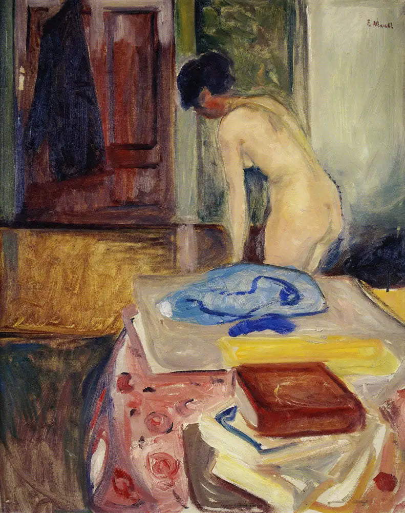 Nyt sisätiloissa - Edvard Munch