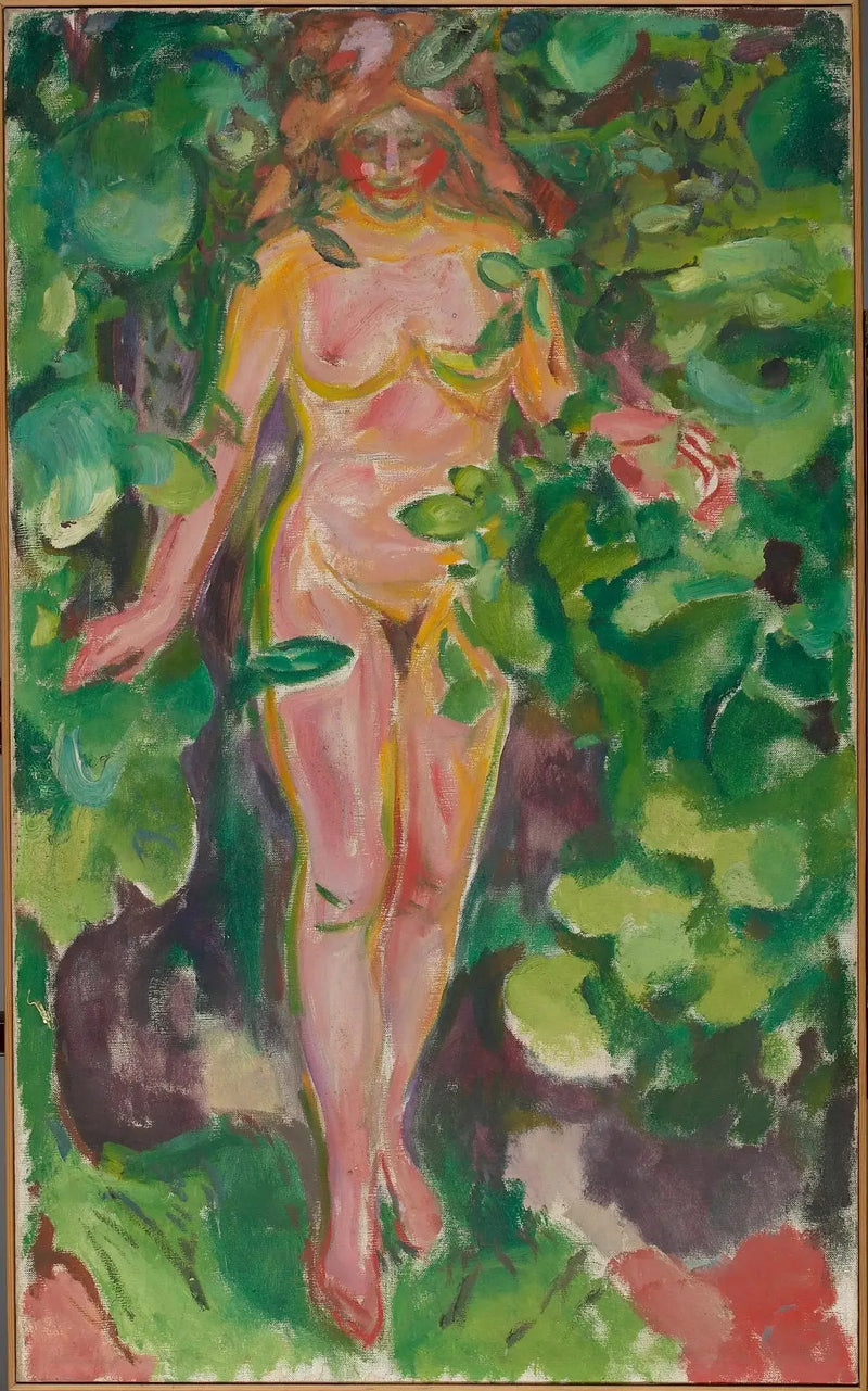 Nainen metsässä - Edvard Munch