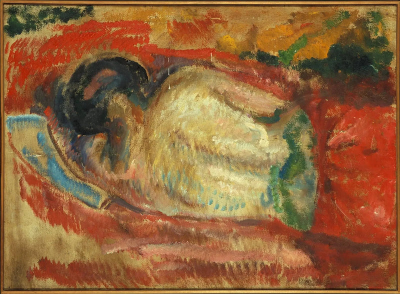 Nainen selkäpuolelta - Edvard Munch