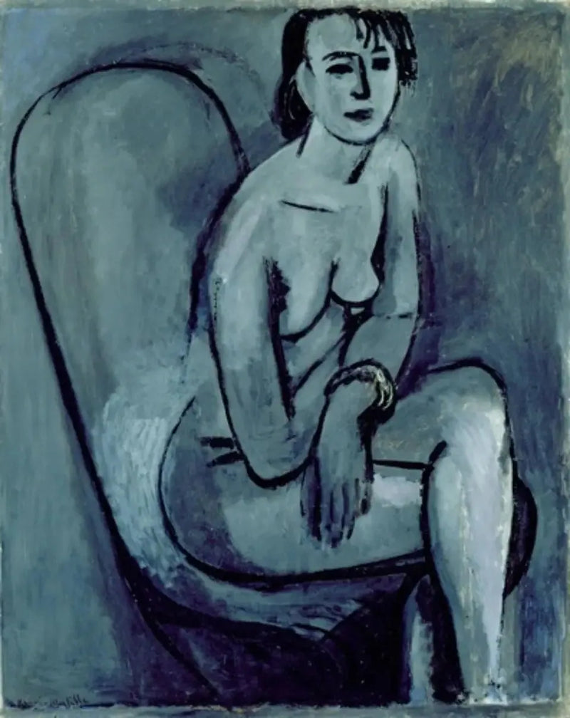 Harmaa nuori rannekkeella - Henri Matisse
