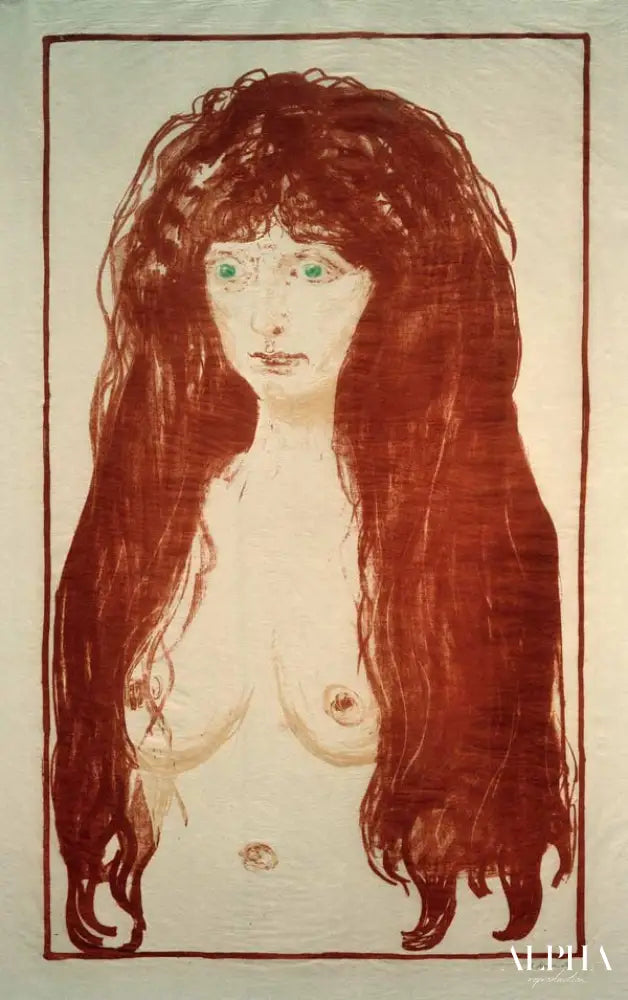 Nu (péché) - Edvard Munch - Reproductions de tableaux et peintures haut de gamme