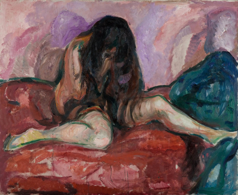 Itkevä nainen - Edvard Munch