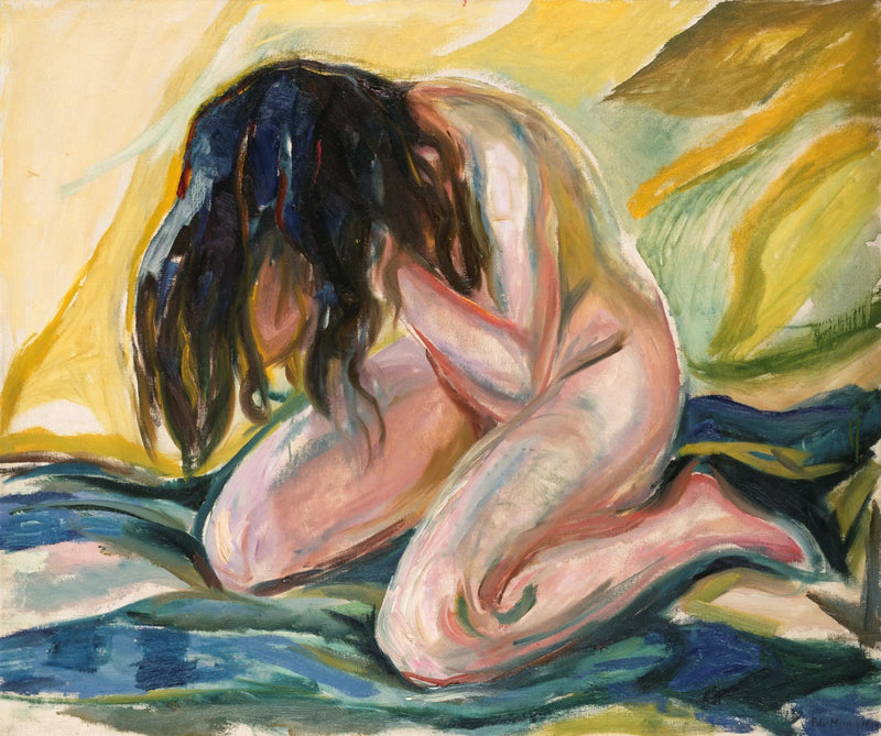 Itkevä nainen - Edvard Munch