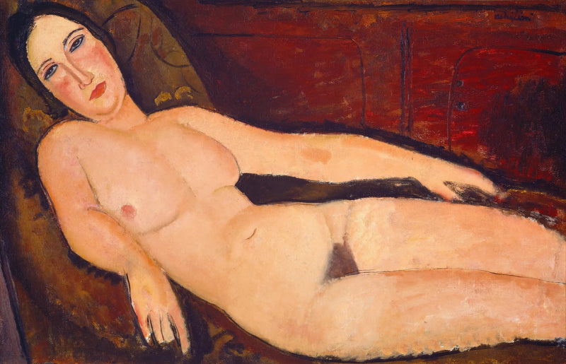 Nu divaanilla - Amedeo Modigliani